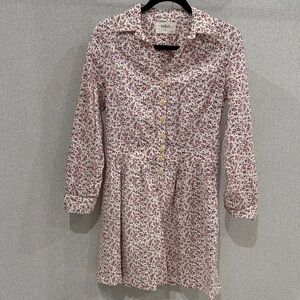 ba&sh Floral Button-Up Dress
